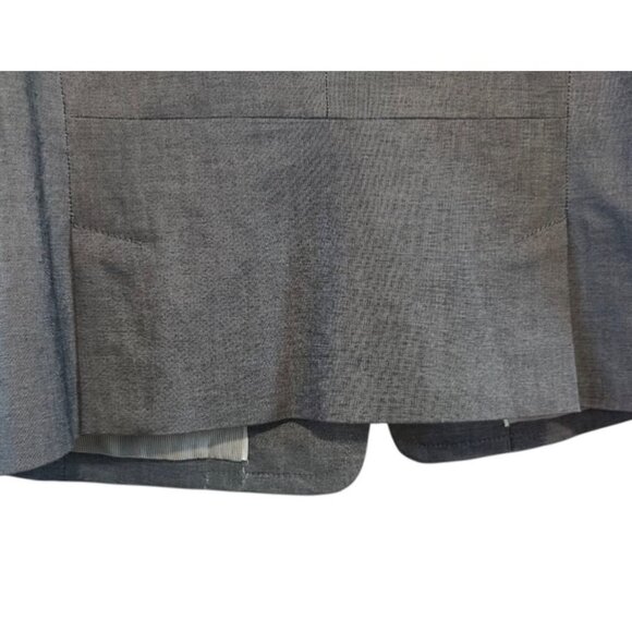Talbots Women's Gray Blazer Size 10 Petite - Picture 11 of 13